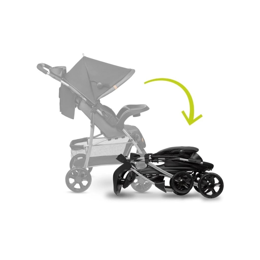 Lionelo - Sporttirattaat EMMA PLUS musta