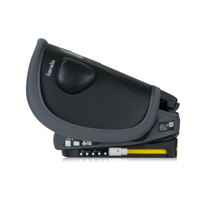 Lionelo - Taitettava turvaistuin NELLY i-Size 76-150 cm Grafiitinharmaa