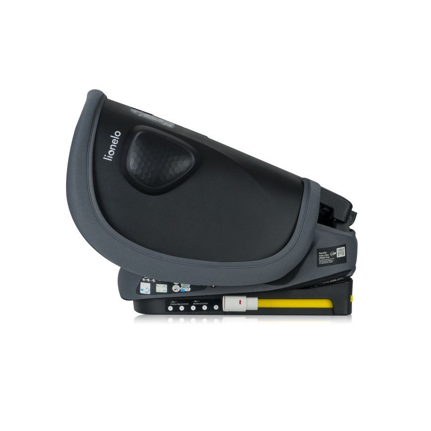 Lionelo - Taitettava turvaistuin NELLY i-Size 76-150 cm Grafiitinharmaa