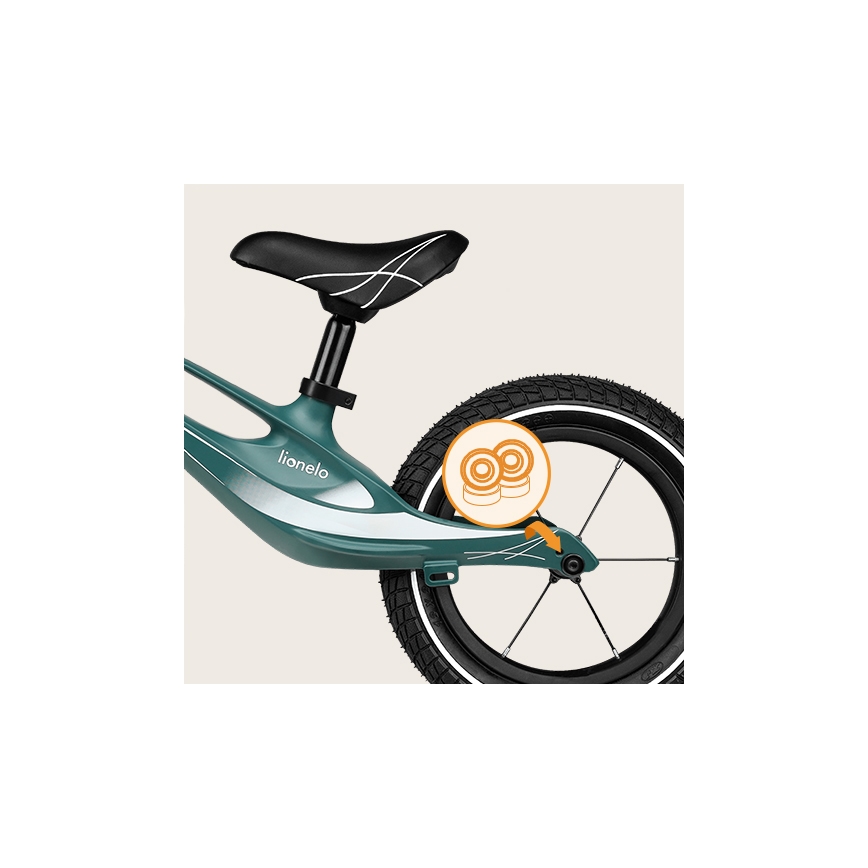 Lionelo - Tasapainopyörä BART AIR vihreä