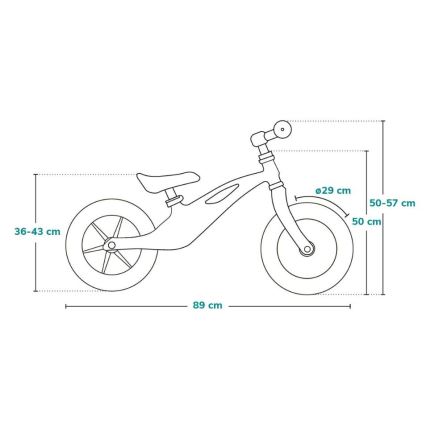 Lionelo - Tasapainopyörä BART TOUR vaaleanpunainen/vihreä