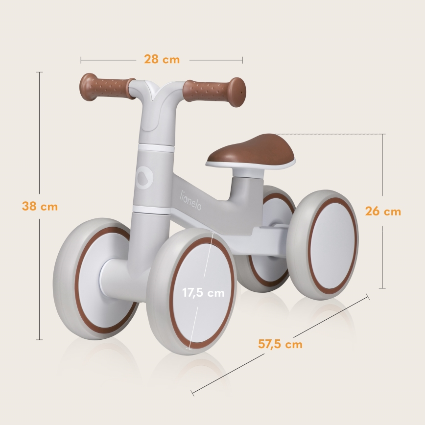 Lionelo - Tasapainopyörä VILLY latte-beige