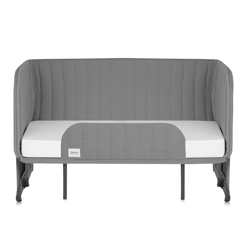 Lionelo - THOMI PLUS 5-in-1 muunneltava pinnasänky Grey Concrete
