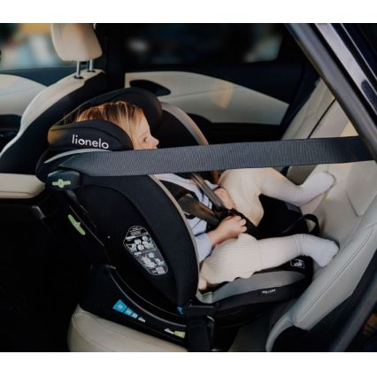 Lionelo - Turvaistuin AART i-Size 40-150 cm musta/harmaa
