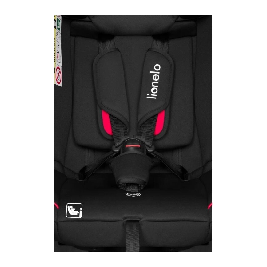 Lionelo - Turvaistuin AART i-Size 40-150 cm musta/punainen