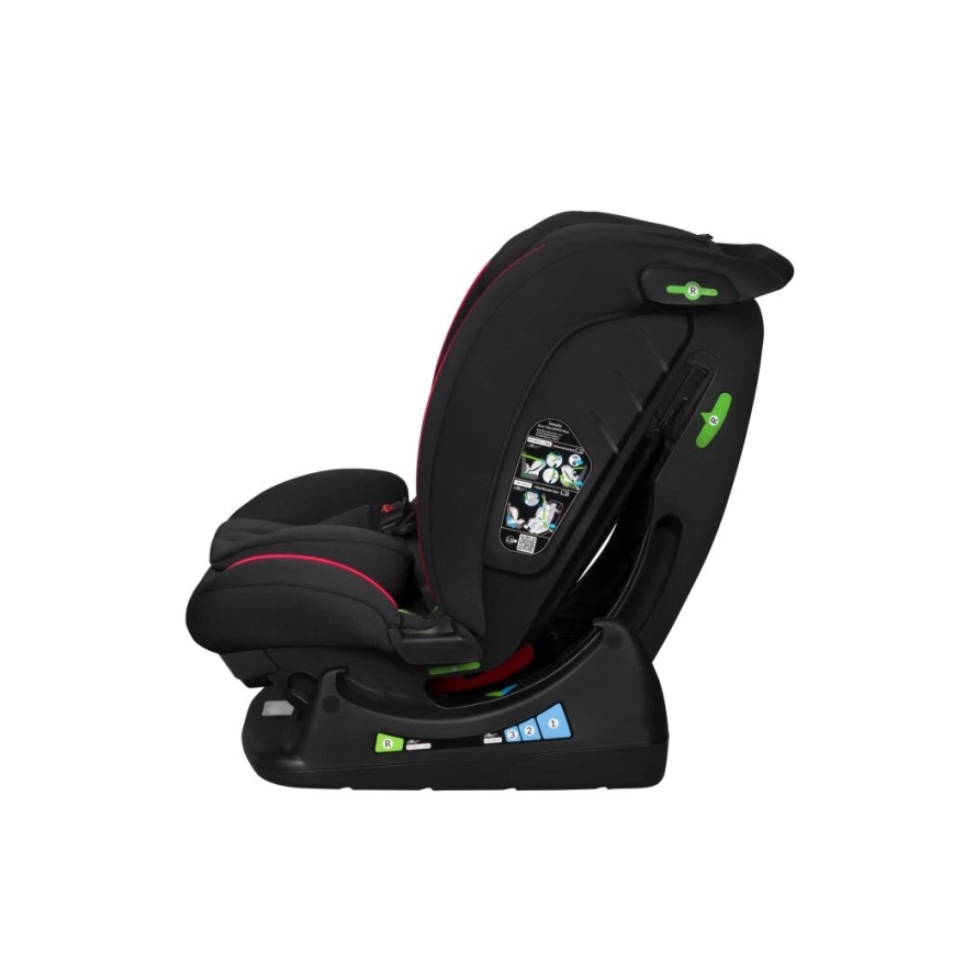Lionelo - Turvaistuin AART i-Size 40-150 cm musta/punainen