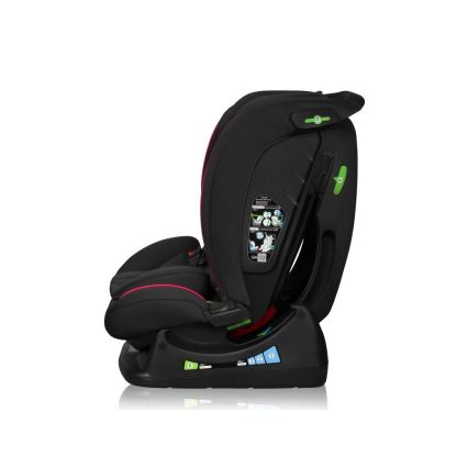 Lionelo - Turvaistuin AART i-Size 40-150 cm musta/punainen