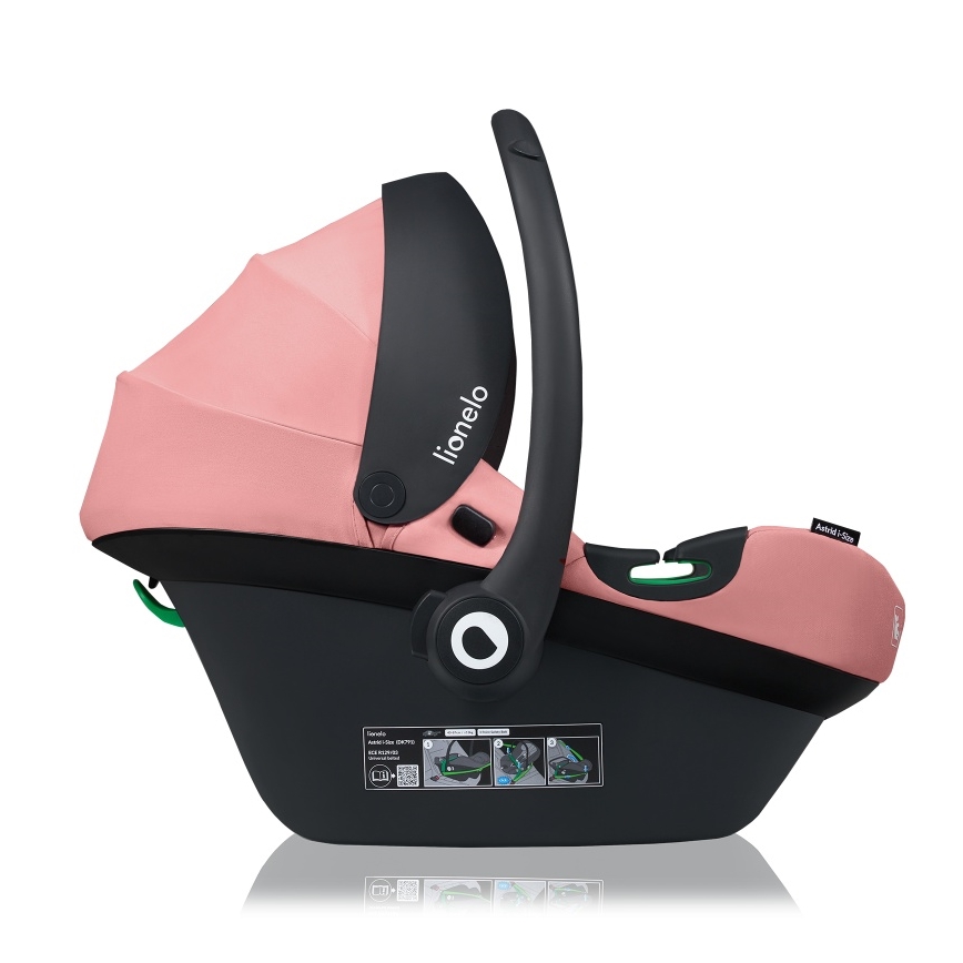 Lionelo - Turvaistuin ASTRID i-Size 40-87 cm korallinpunainen