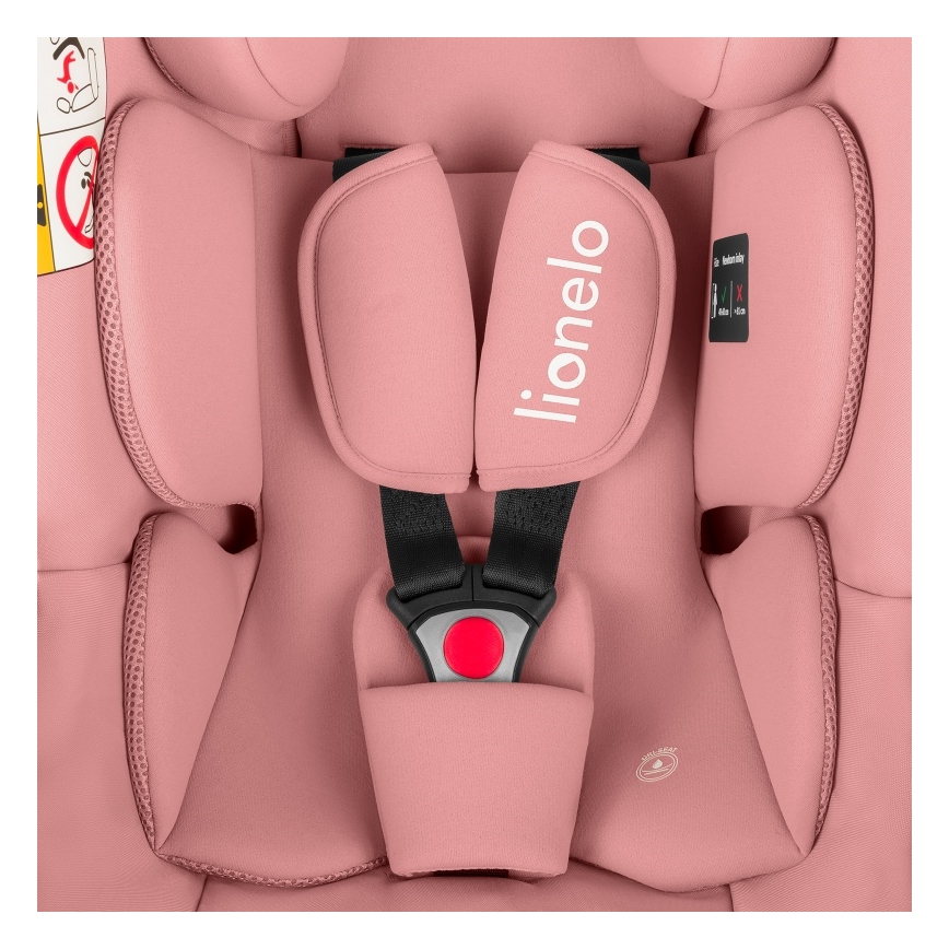 Lionelo - Turvaistuin ASTRID i-Size 40-87 cm korallinpunainen