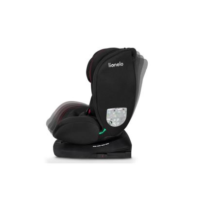 Lionelo - Turvaistuin BASTIAAN i-Size 40-150 cm musta/punainen