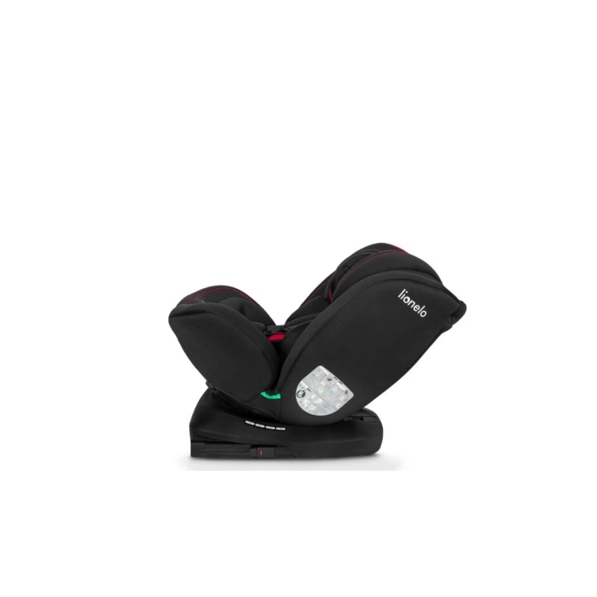 Lionelo - Turvaistuin BASTIAAN i-Size 40-150 cm musta/punainen