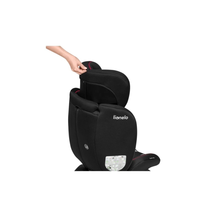 Lionelo - Turvaistuin BASTIAAN i-Size 40-150 cm musta/punainen