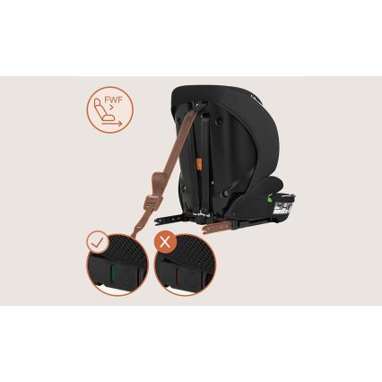 Lionelo - turvaistuin BILLY i-Size 76-150 cm vaaleanpunainen