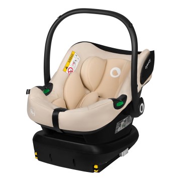 Lionelo - Turvaistuin jalustalla ASTRID SET i-Size 40-87 cm hiekanvärinen