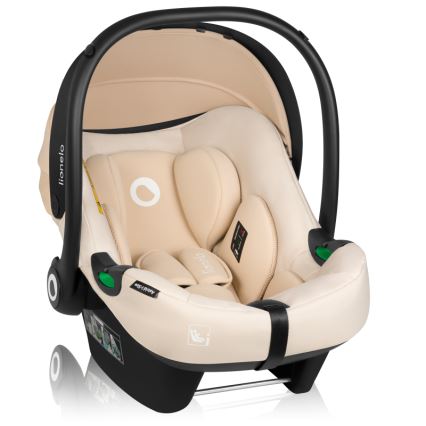 Lionelo - Turvaistuin jalustalla ASTRID SET i-Size 40-87 cm hiekanvärinen