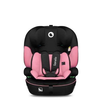 Lionelo - Turvaistuin LEVI i-Size 76-150 cm Pink Baby