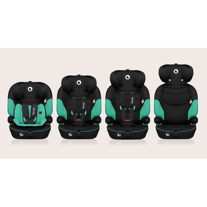 Lionelo - Turvaistuin LEVI i-Size 76-150 cm Smaragdinvihreä