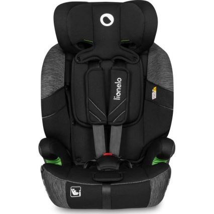 Lionelo - Turvaistuin LEVI ONE i-Size 76-150 cm musta/harmaa