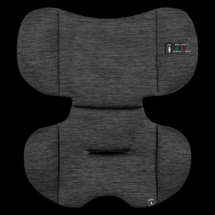 Lionelo - Turvaistuin LEVI ONE i-Size 76-150 cm musta/harmaa