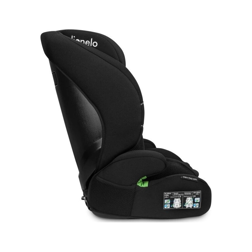 Lionelo - Turvaistuin LEVI ONE i-Size 76-150 cm musta