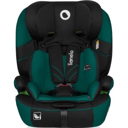Lionelo - Turvaistuin LEVI ONE i-Size 76-150 cm musta/vihreä