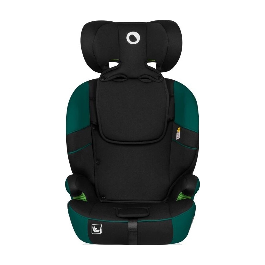 Lionelo - Turvaistuin LEVI ONE i-Size 76-150 cm musta/vihreä
