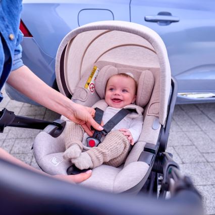 Lionelo - Turvaistuin MOXIE i-Size 40-87 cm Beige Sand