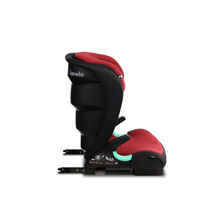 Lionelo - turvaistuin NEAL i-Size 100-150 cm burgundinpunainen