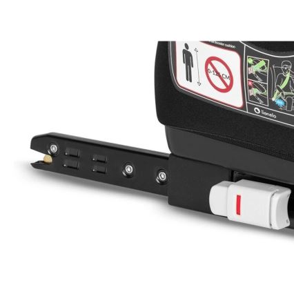 Lionelo - Turvakoroke LUUK FIX i-Size 125-150 cm musta/harmaa