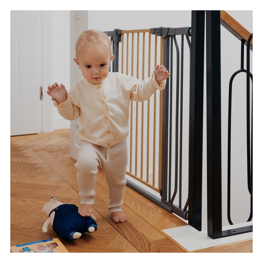 Lionelo - Turvaportti TRUUS SLIM musta/beige