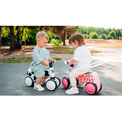 Lionelo - Työntöpyörä SAMMY musta/valkoinen