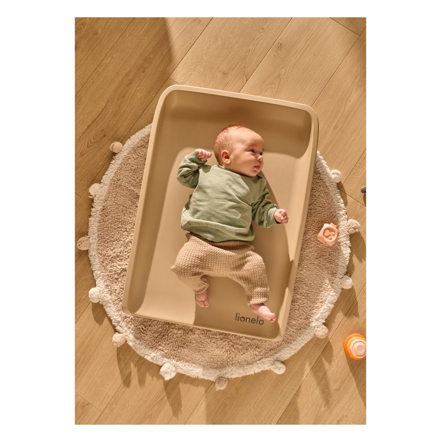 Lionelo - Vaipanvaihtoalusta MEGS 49 x 70 cm, hiekansävy