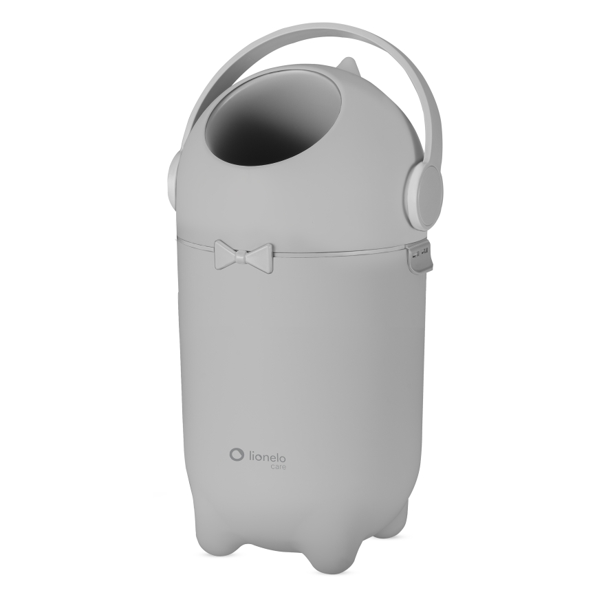 Lionelo - Vaippajäteastia PUREBIN 10 l Harmaa