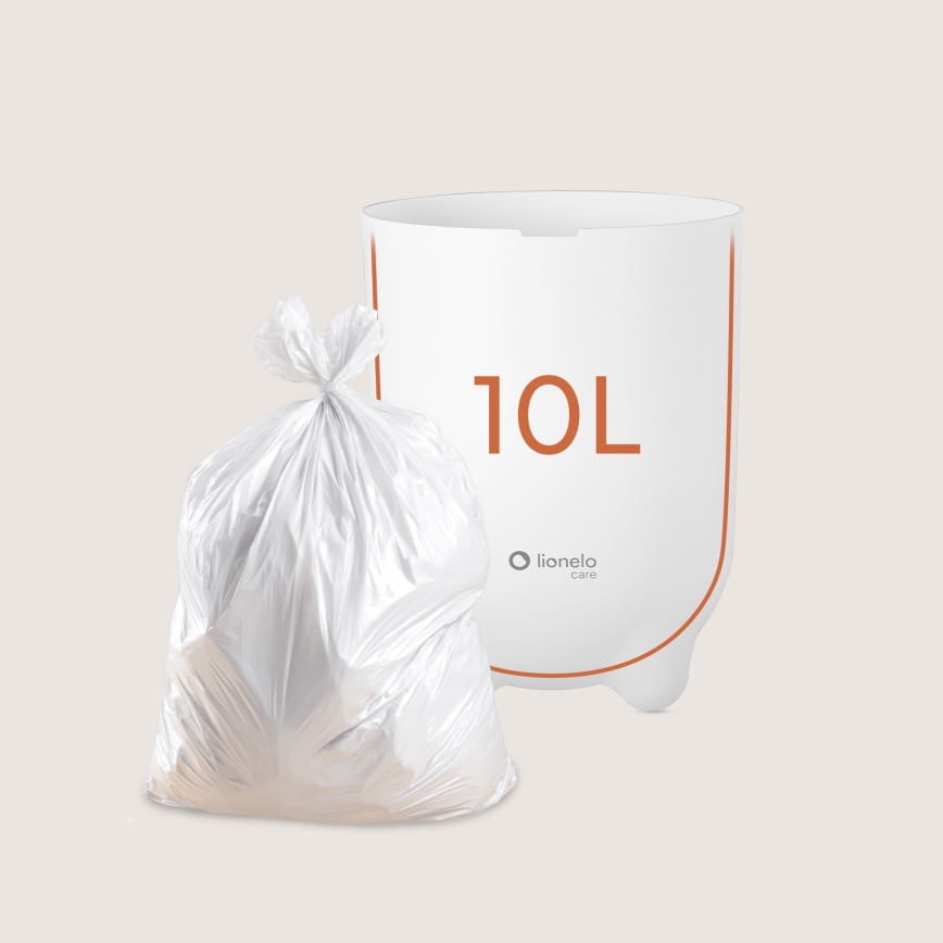 Lionelo - Vaippakori PUREBIN 10 l valkoinen