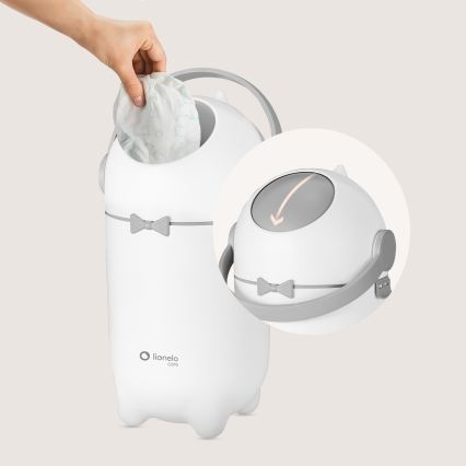 Lionelo - Vaippakori PUREBIN 10 l valkoinen