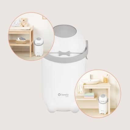 Lionelo - Vaippakori PUREBIN 10 l valkoinen