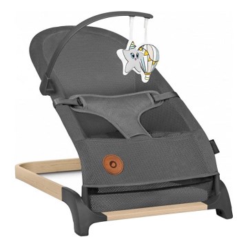 Lionelo - Vauvakeinu JUNE harmaa