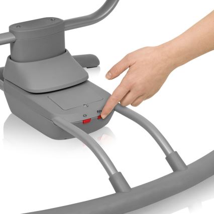 Lionelo - Vauvakeinu RIO melodialla 4xC Beige Latte + kaukosäädin