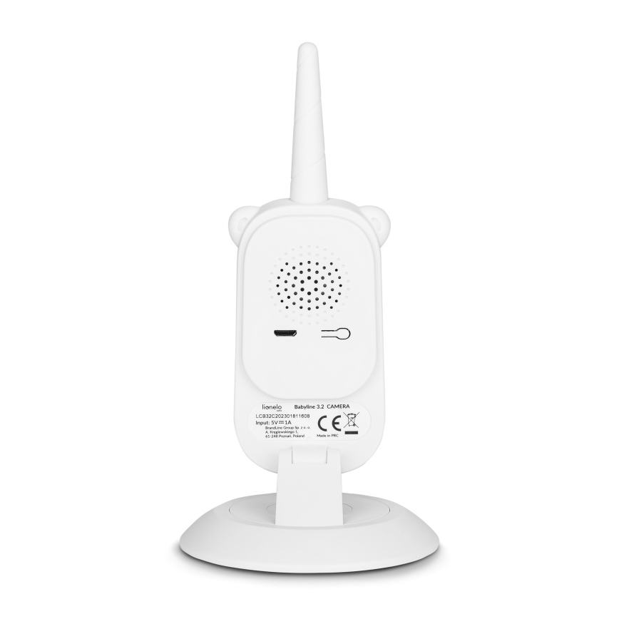 Lionelo - Vauvamonitori BABYLINE 3.2 5V 2600 mAh