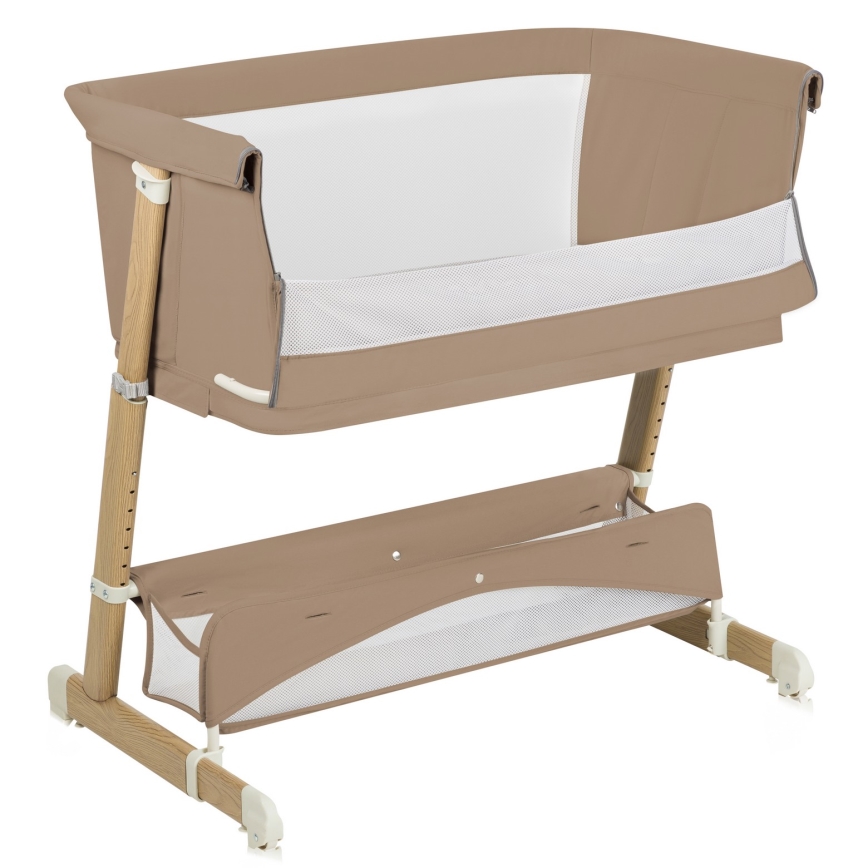 Lionelo - Vauvan 5-in-1-pinnasänky THOMI PLUS, beige/karamelli
