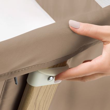 Lionelo - Vauvan 5-in-1-pinnasänky THOMI PLUS, beige/karamelli