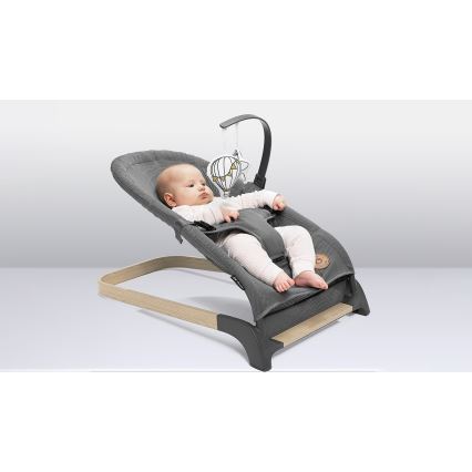 Lionelo - Vauvan keinu JUNE harmaa