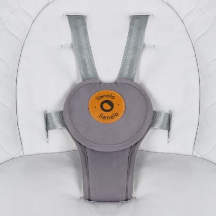 Lionelo - Vauvan keinu MELL Grey Stone melodialla, toimii 4xAA-paristoilla + kauko-ohjain