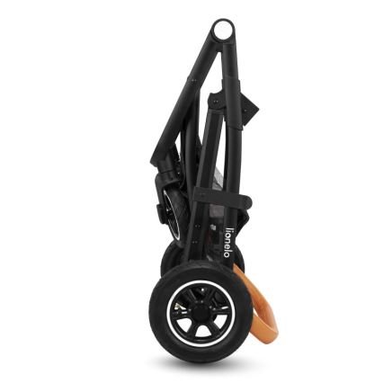 Lionelo - Yhdistelmävaunut 2-in-1 AMBER Grey Graphite