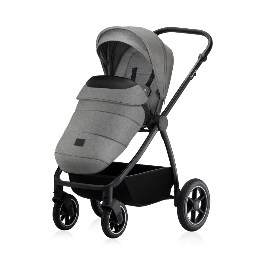 Lionelo - yhdistelmävaunut 2-in-1 MERIL Grey Stone