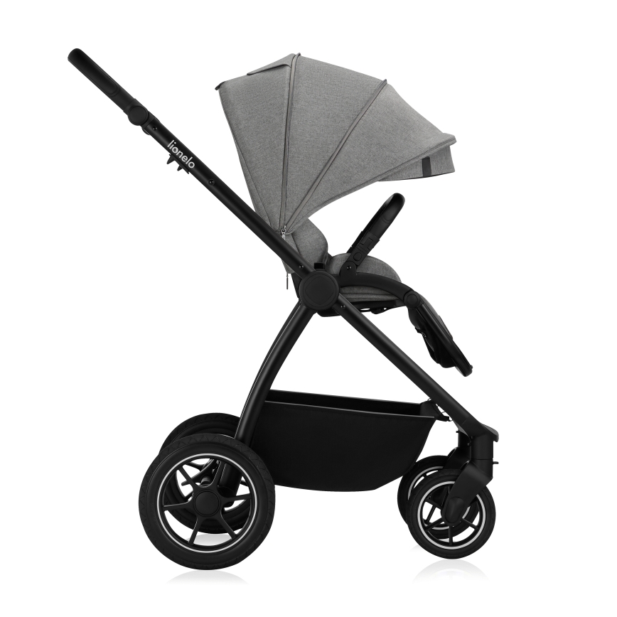 Lionelo - yhdistelmävaunut 2-in-1 MERIL Grey Stone