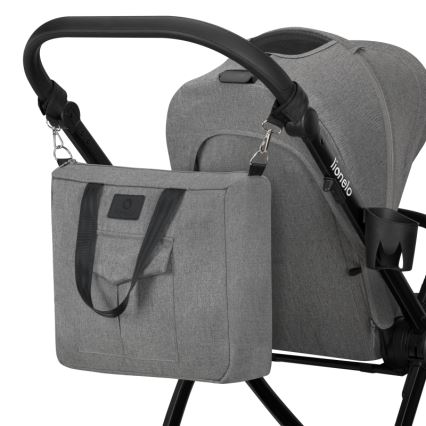 Lionelo - yhdistelmävaunut 2-in-1 MERIL Grey Stone