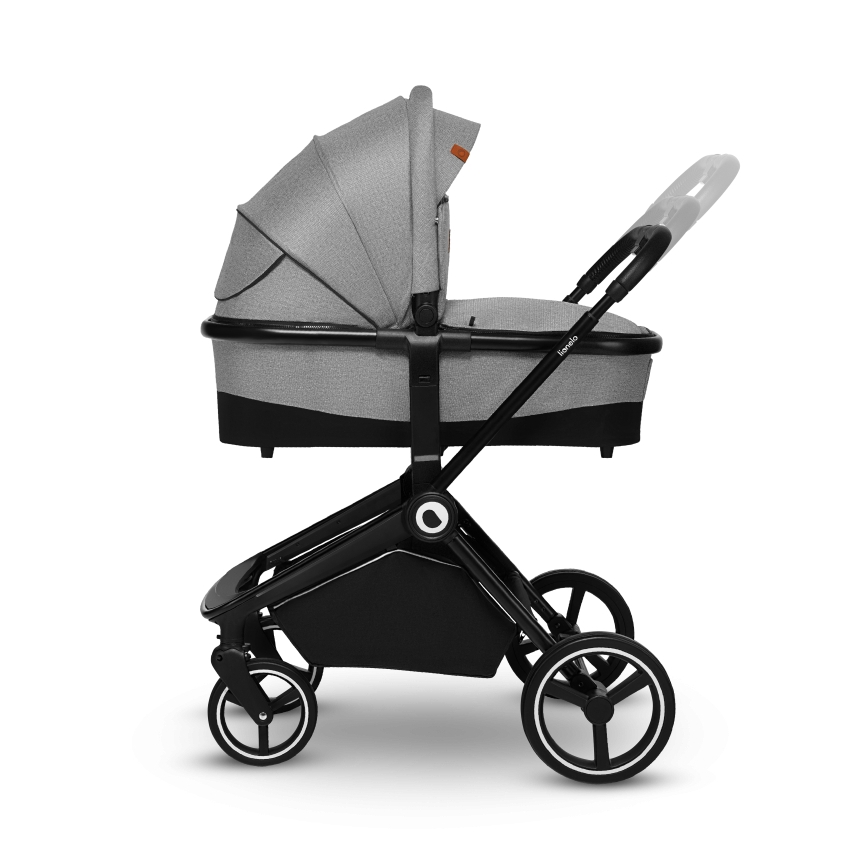 Lionelo - yhdistelmävaunut 2-in-1 MIKA Grey Stone