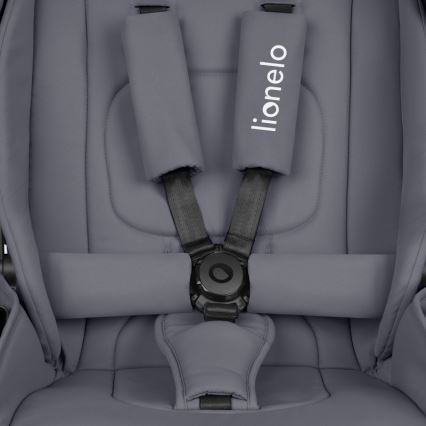 Lionelo - Yhdistelmävaunut 2-in-1 MIKA PLUS Grey Stone