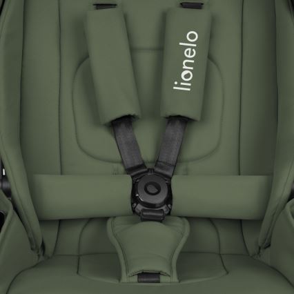 Lionelo - Yhdistelmävaunut 2-in-1 MIKA PLUS, oliivinvihreä